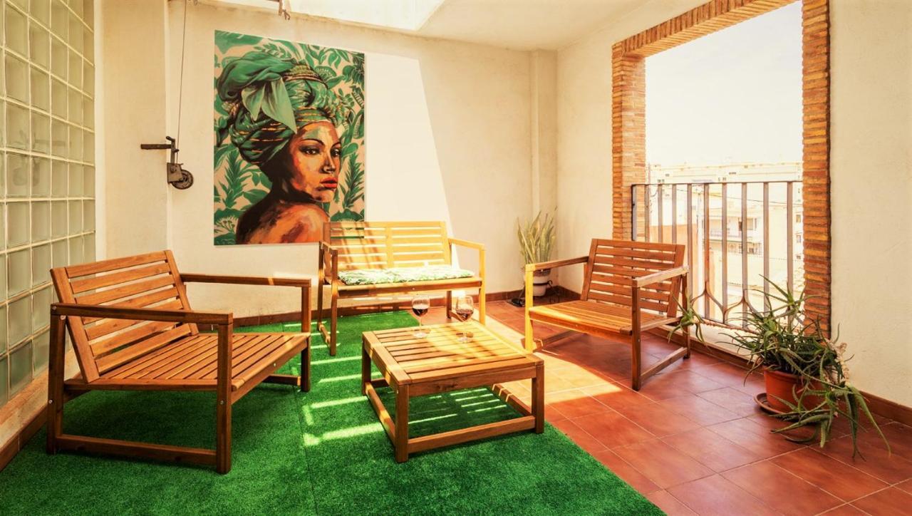 Penthouse Duplex In A 4 Floors Spanish House -8 Min To Center By Metro Valence Extérieur photo