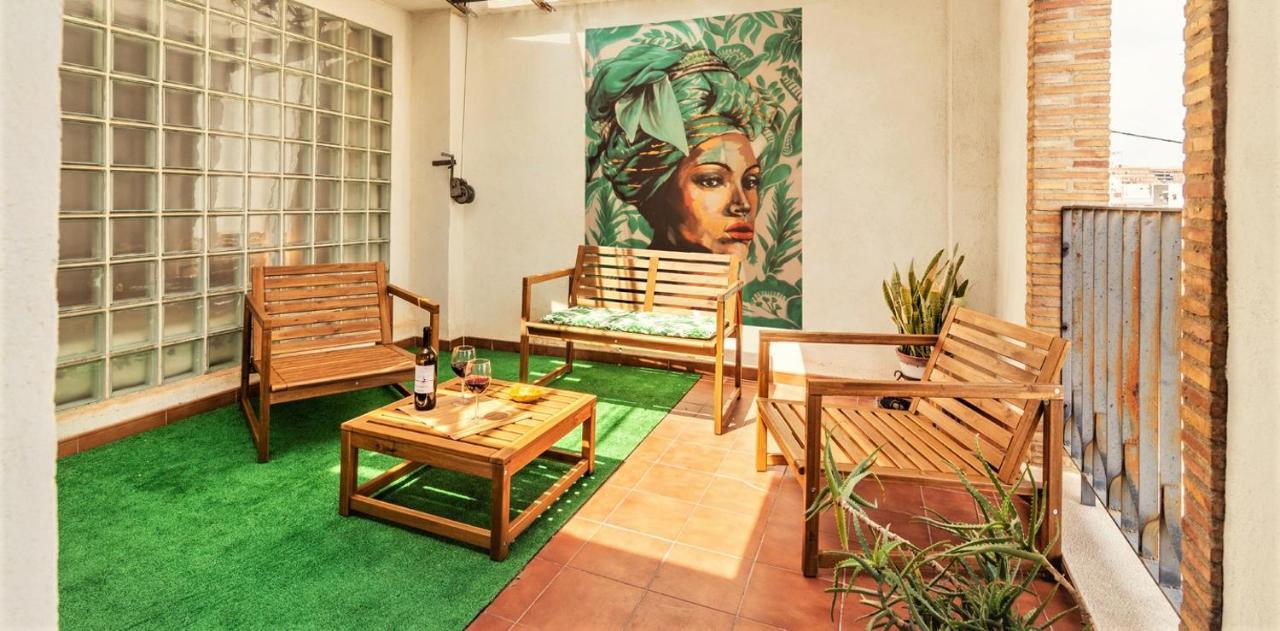 Penthouse Duplex In A 4 Floors Spanish House -8 Min To Center By Metro Valence Extérieur photo